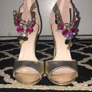 Jeweled heels